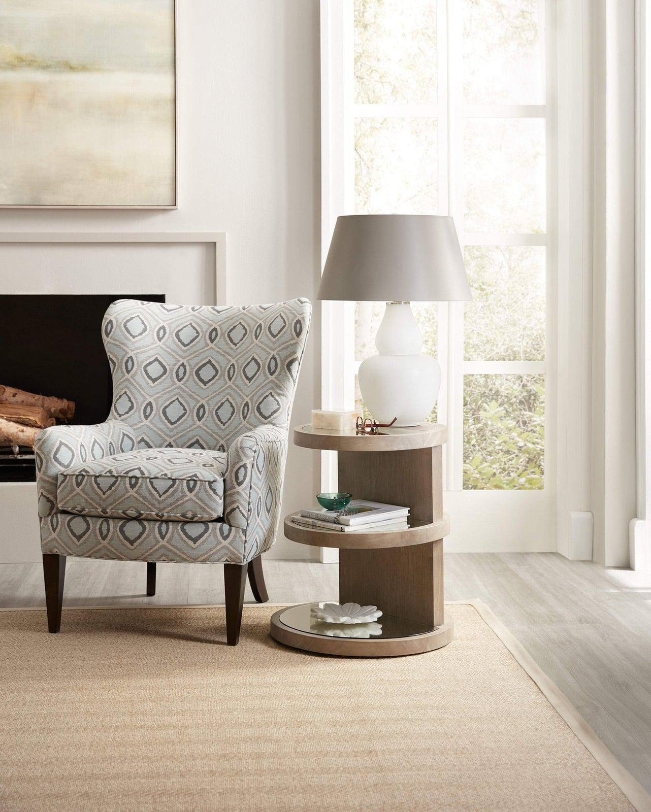 Affinity Round End Table | Hooker | Home Elegance USA