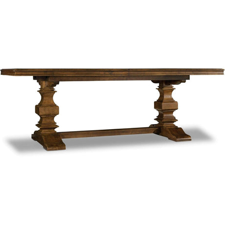 Archivist Trestle Table W/2 - 18In Leaves | Hooker | Home Elegance USA