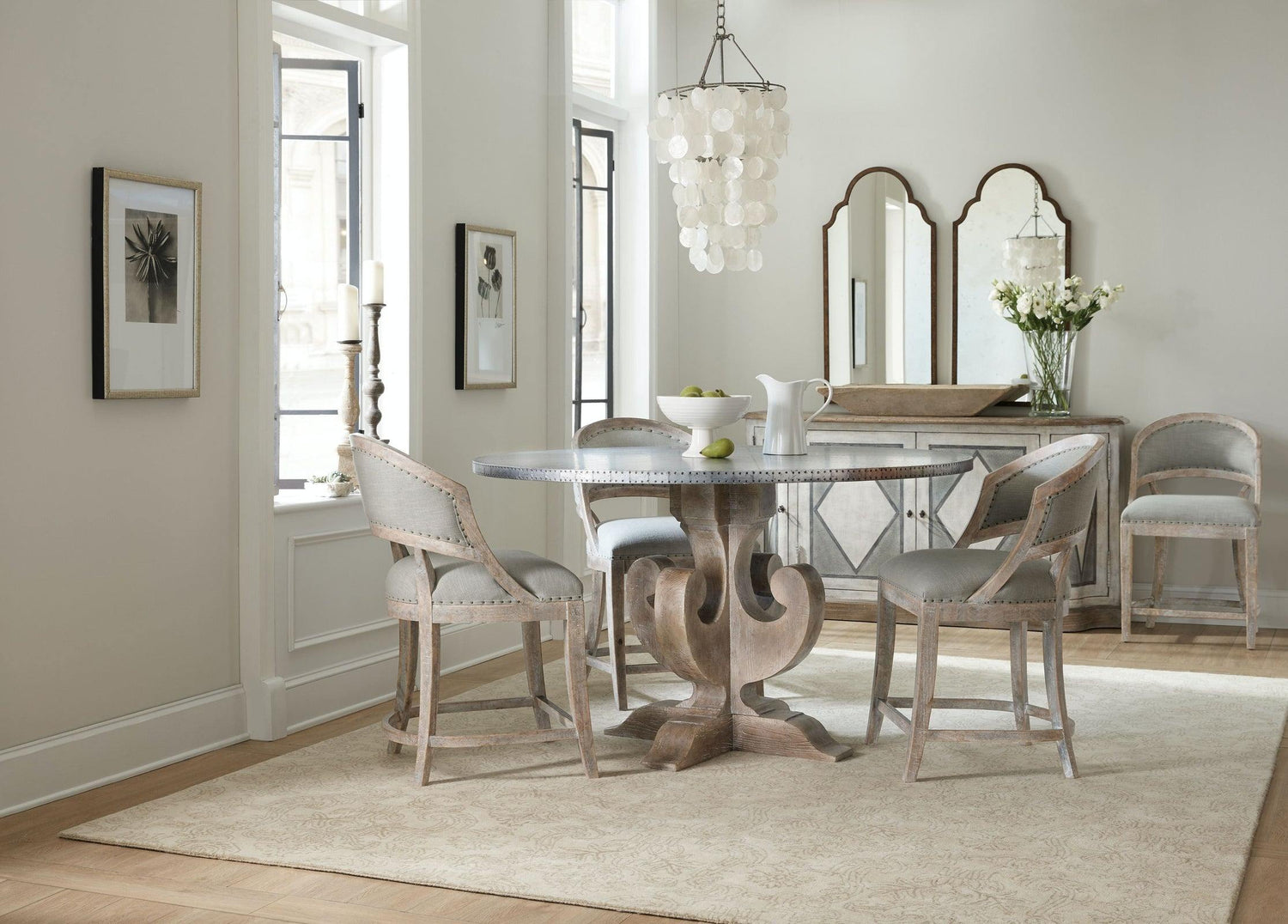 Boheme Ascension Round Dining Table | Hooker | Home Elegance USA