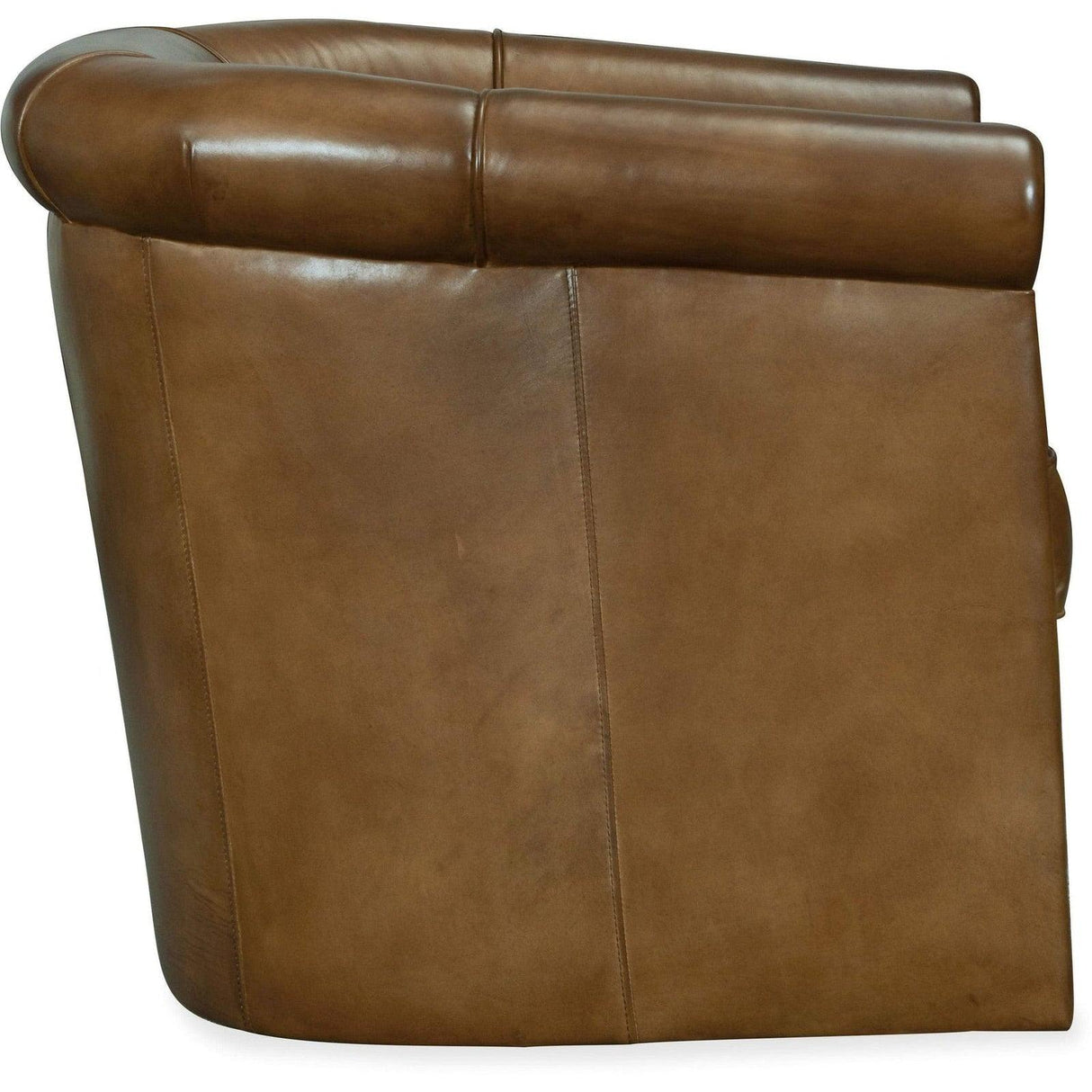 Axton Swivel Leather Club Chair | Hooker | Home Elegance USA