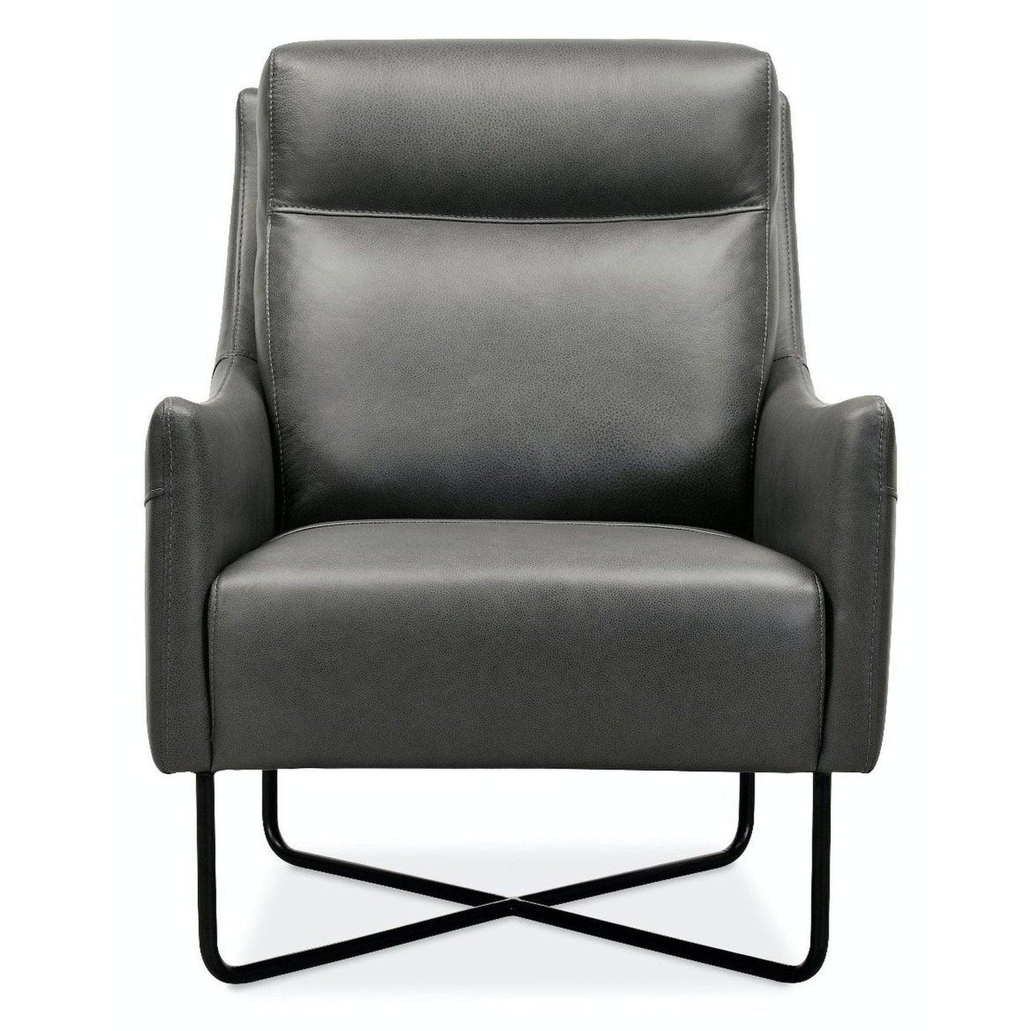 Cc Efron Club Chair W/ Black Metal Base | Hooker | Home Elegance USA