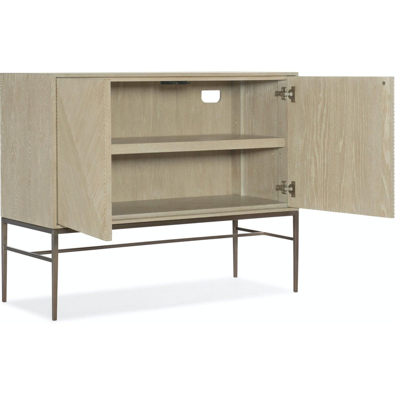 Cascade Credenza With Metallic Legs | Hooker | Home Elegance USA
