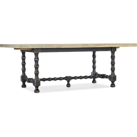 Hooker Furniture Ciao Bella 84In Trestle Table With 2-18In Leaves