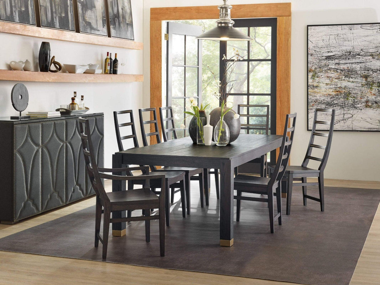 Curata Rectangle Dining Table W/2 - 20In Leaves | Hooker | Home Elegance USA