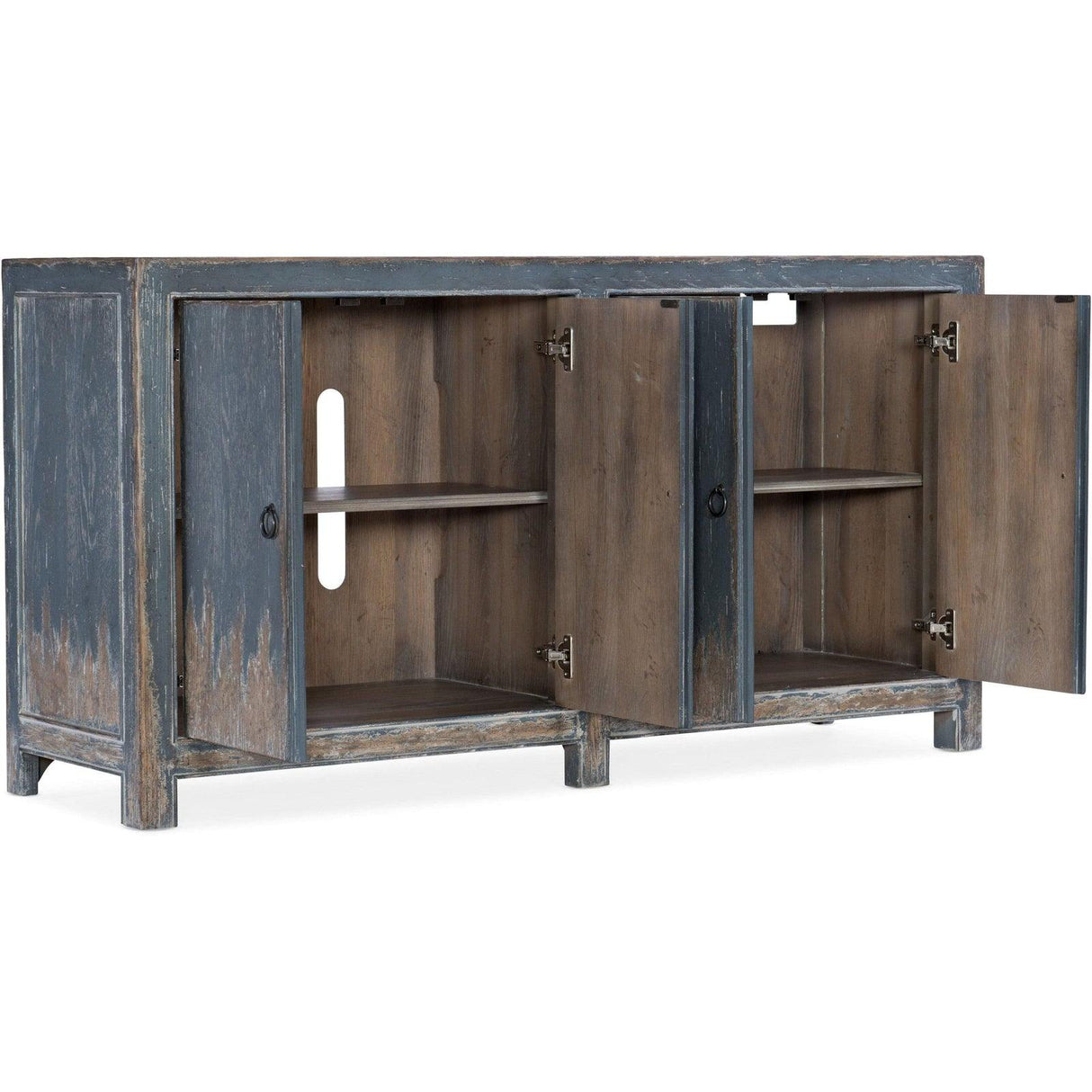 Boheme Four Door Media Console | Hooker | Home Elegance USA