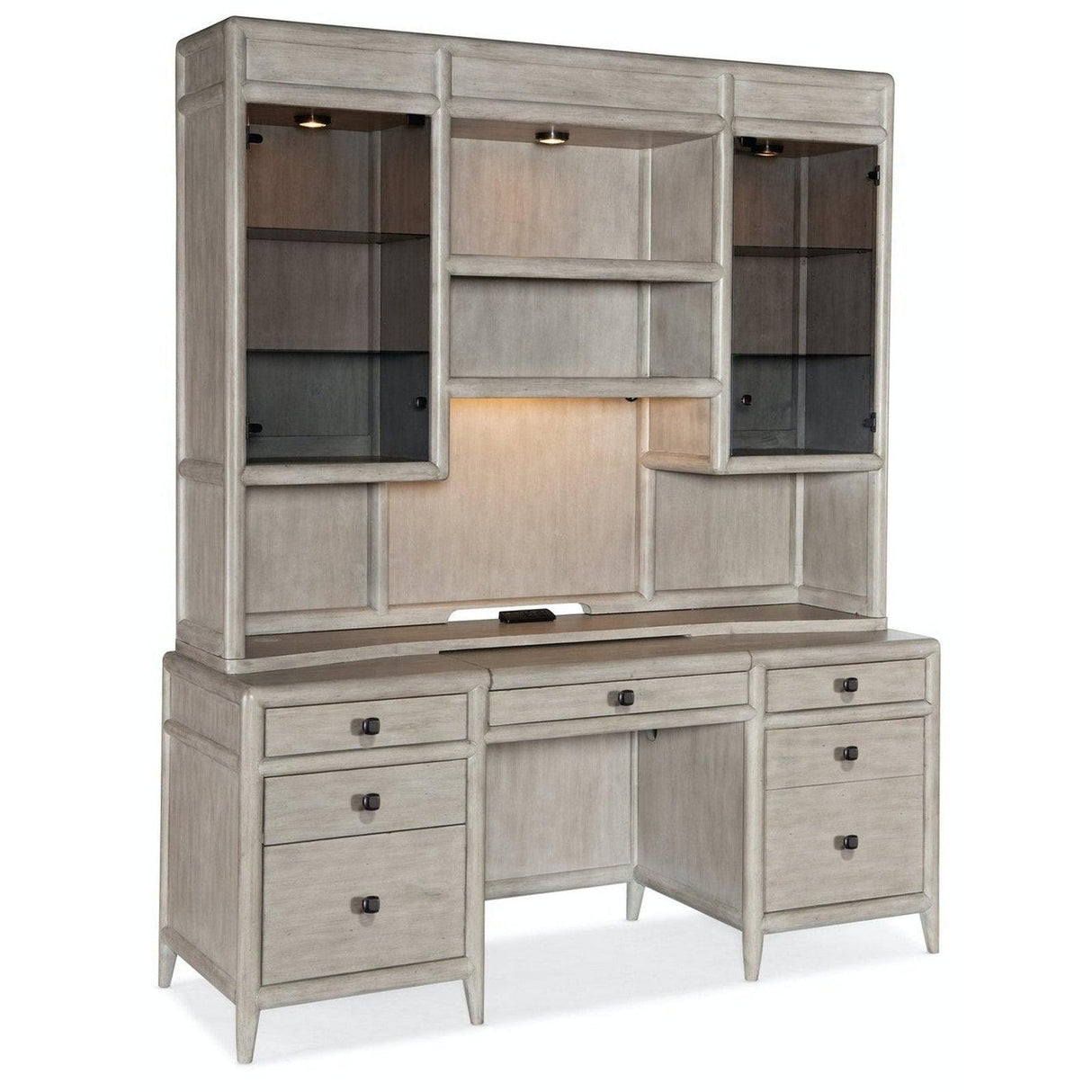 Burnham Computer Credenza | Hooker | Home Elegance USA