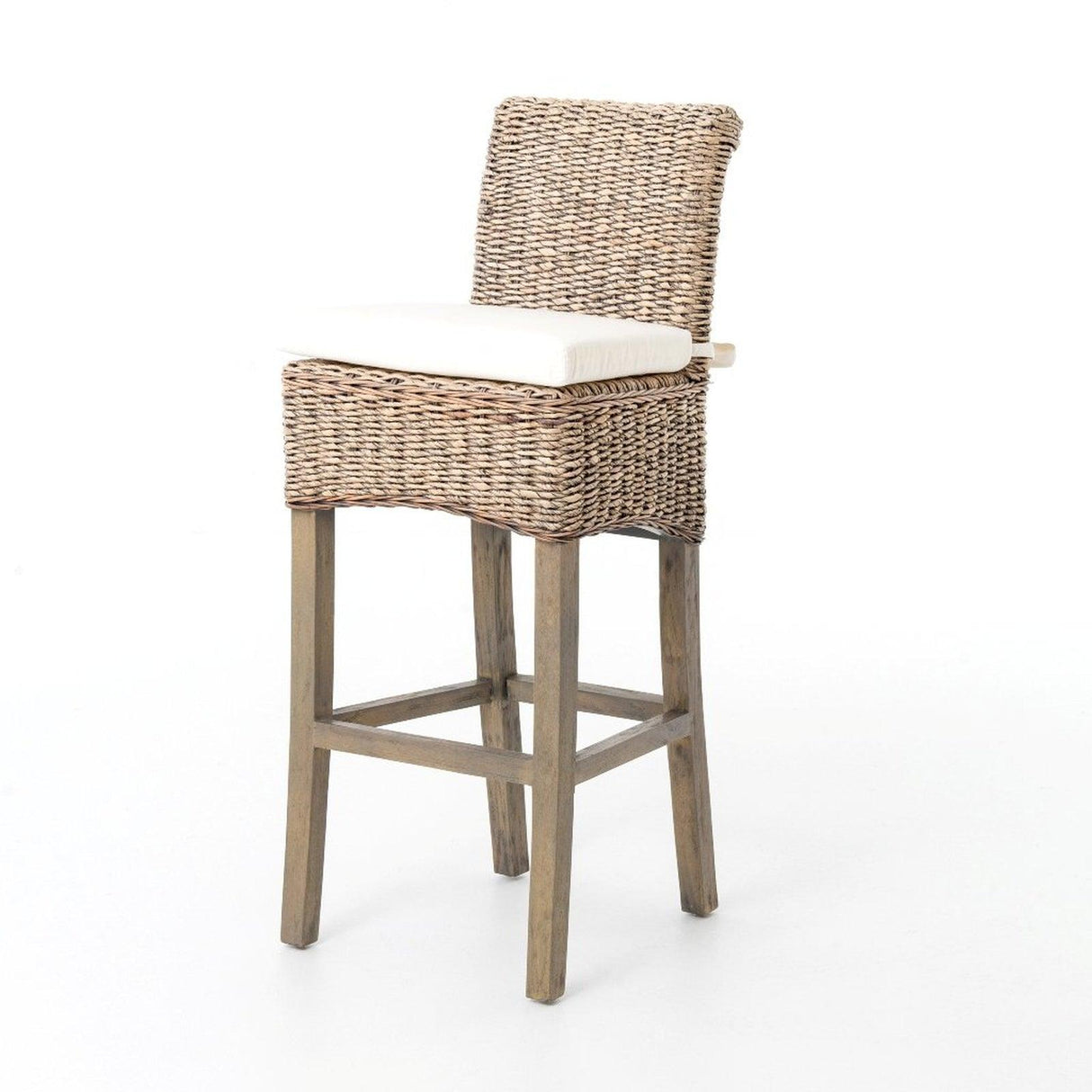 Four Hands Banana Leaf Bar Stool