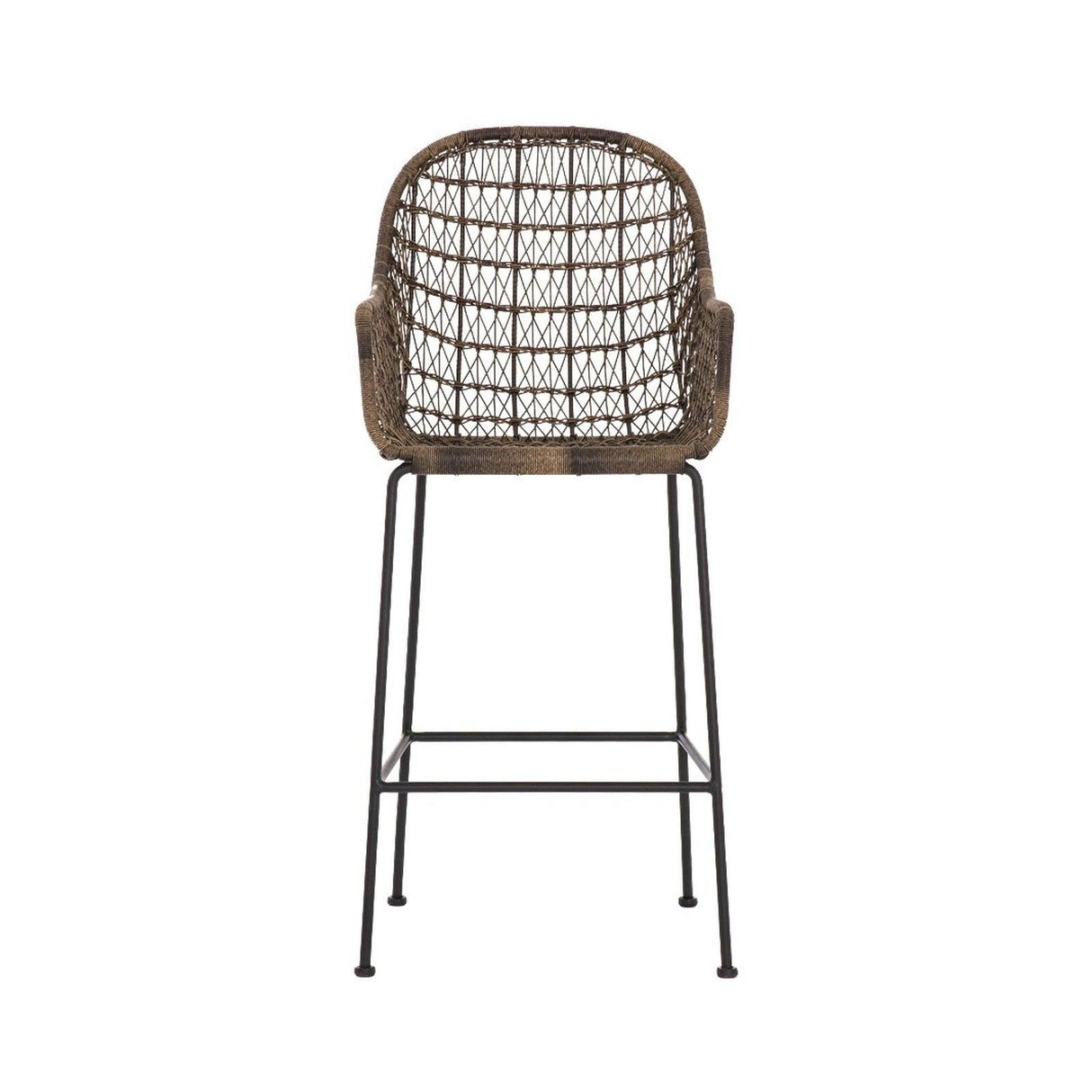 Four Hands Bandera Outdoor Woven Bar Stool
