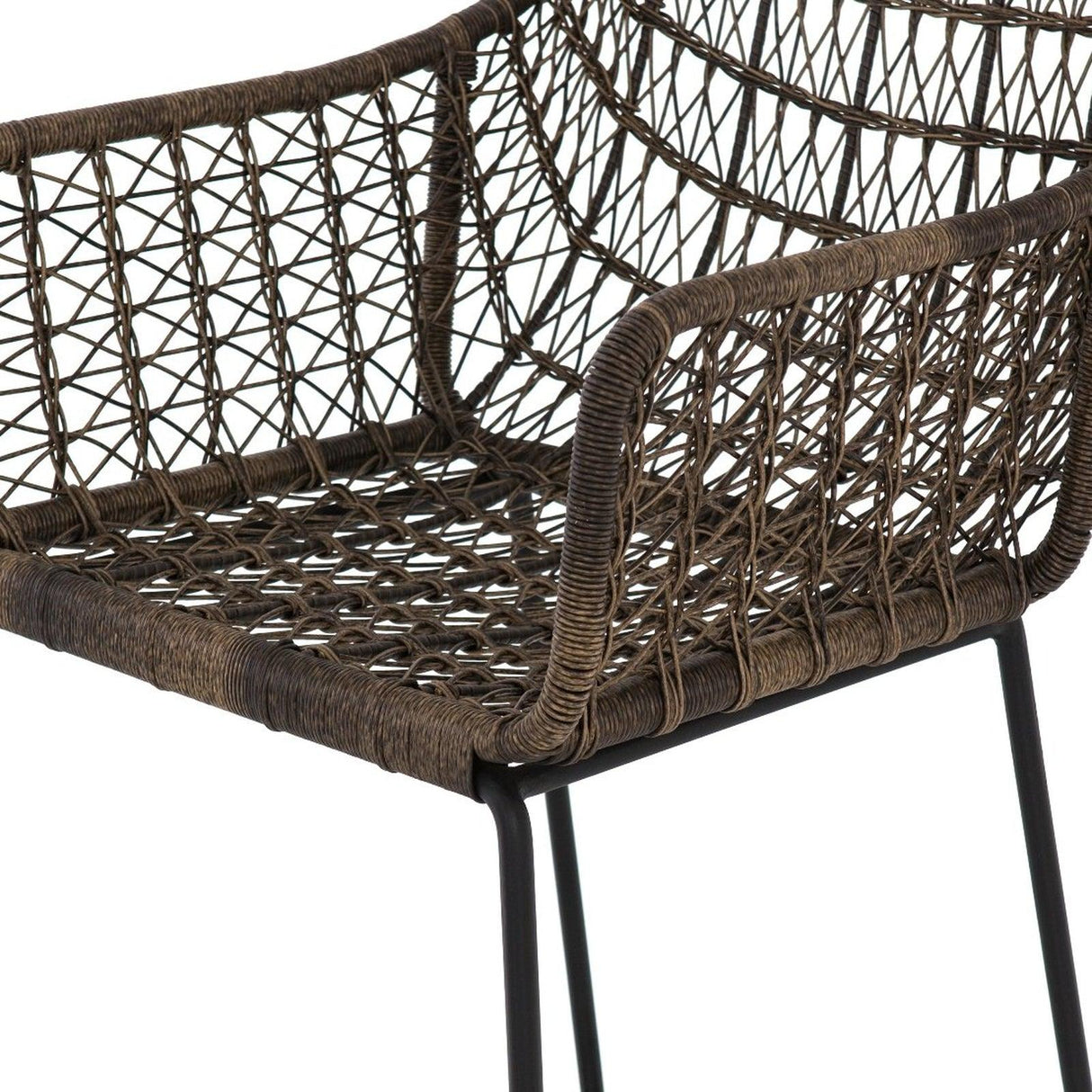 Four Hands Bandera Outdoor Woven Bar Stool