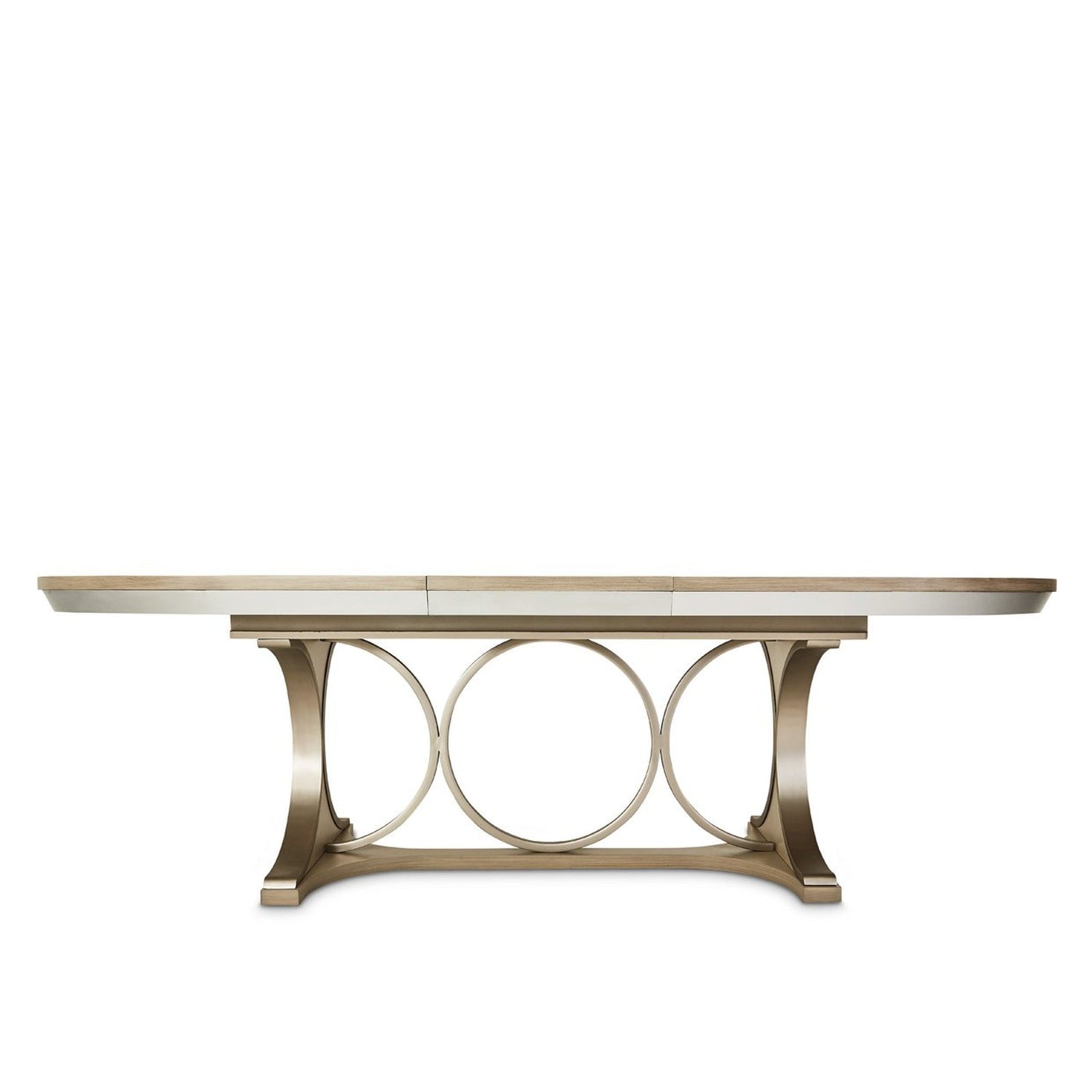 Michael Amini Eclipse Oval Dining Table Moonlight - Home Elegance USA