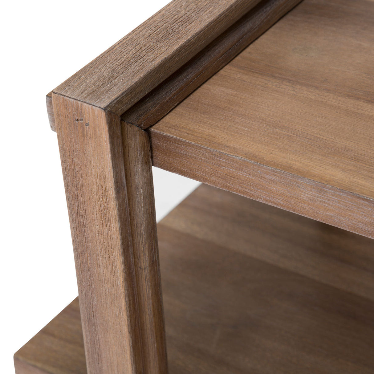 Aico Furniture - Hudson Ferry Chair Side Table In Driftwood - Ki-Hudf222-216