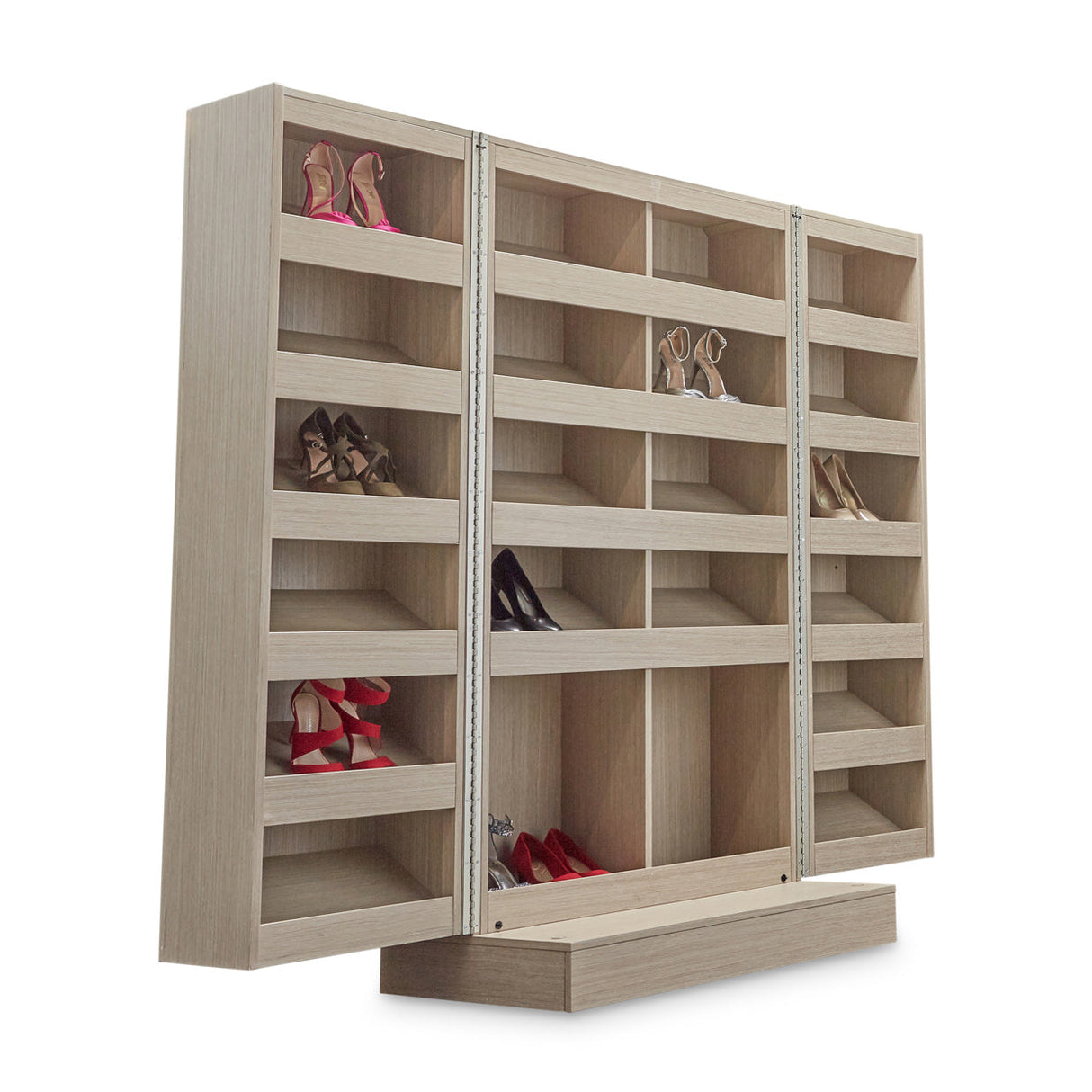 Aico Furniture - Silverlake Village Footwear Cabinet In Washed Oak - Ki-Slvg099-129
