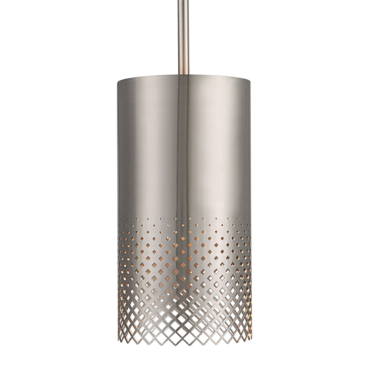 Uttermost Manheim 1 Light Nickel Cylinder Pendant - Home Elegance USA
