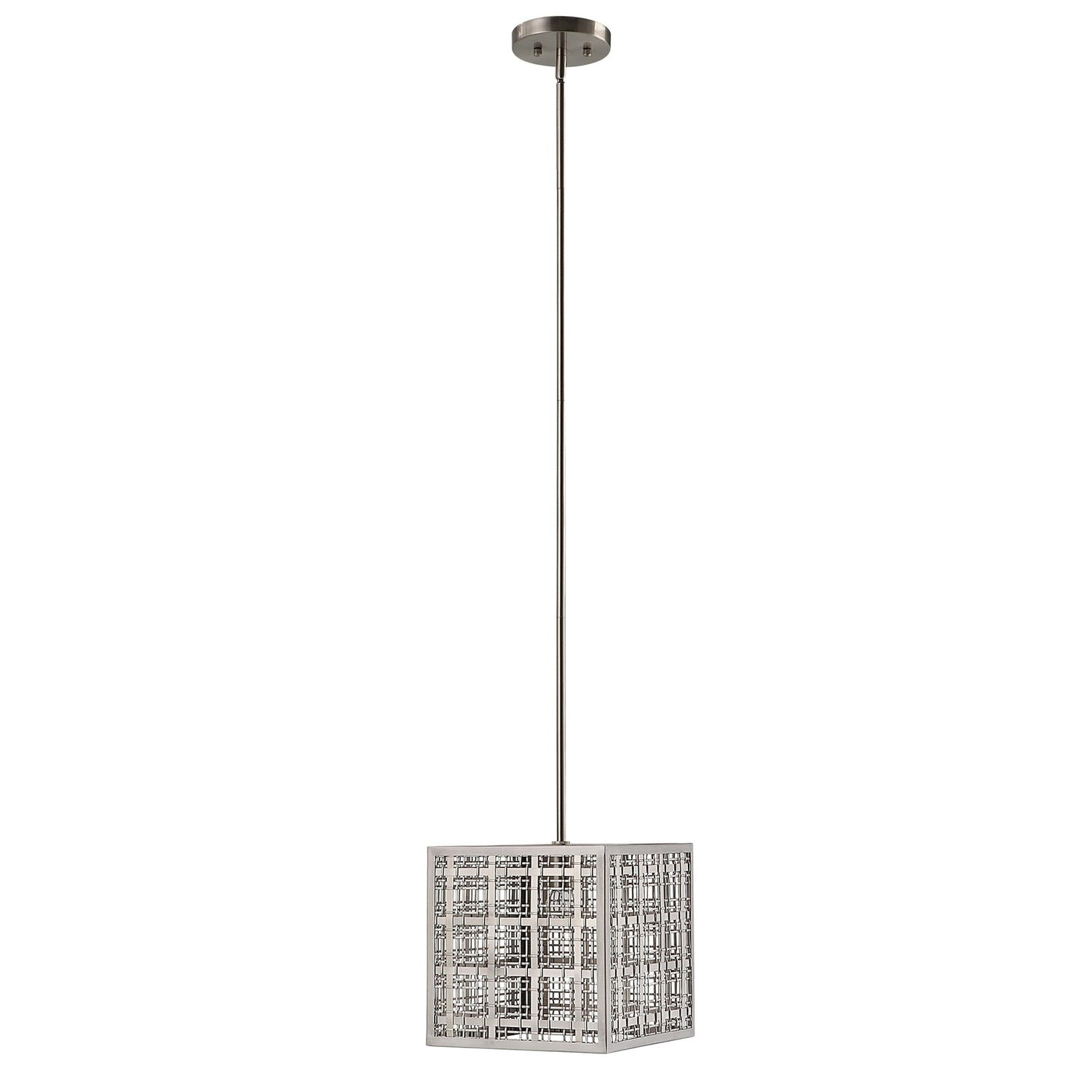 Uttermost Pendleton 1 Light Nickel Pendant - Home Elegance USA