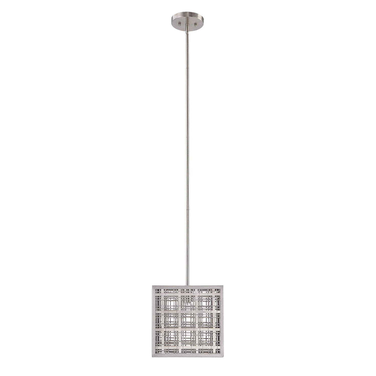 Uttermost Pendleton 1 Light Nickel Pendant - Home Elegance USA