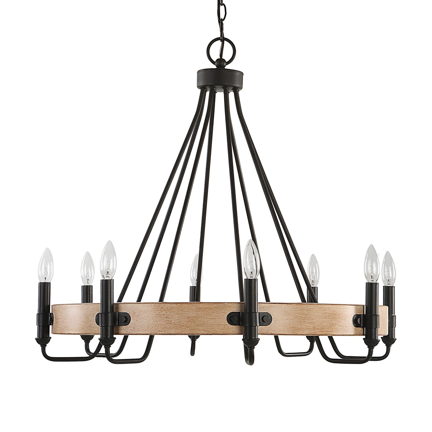 Deschutes 8 Light Farmhouse Chandelier | Uttermost | Home Elegance USA