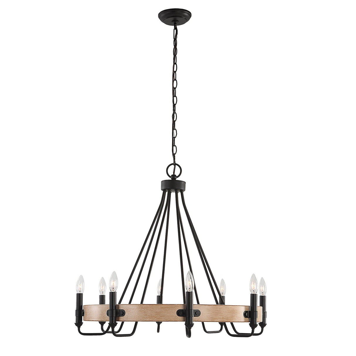 Deschutes 8 Light Farmhouse Chandelier | Uttermost | Home Elegance USA