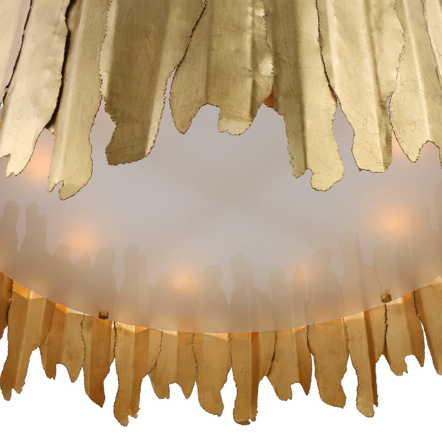 Uttermost Golden Gate 8 Light Industrial Pendant - Home Elegance USA