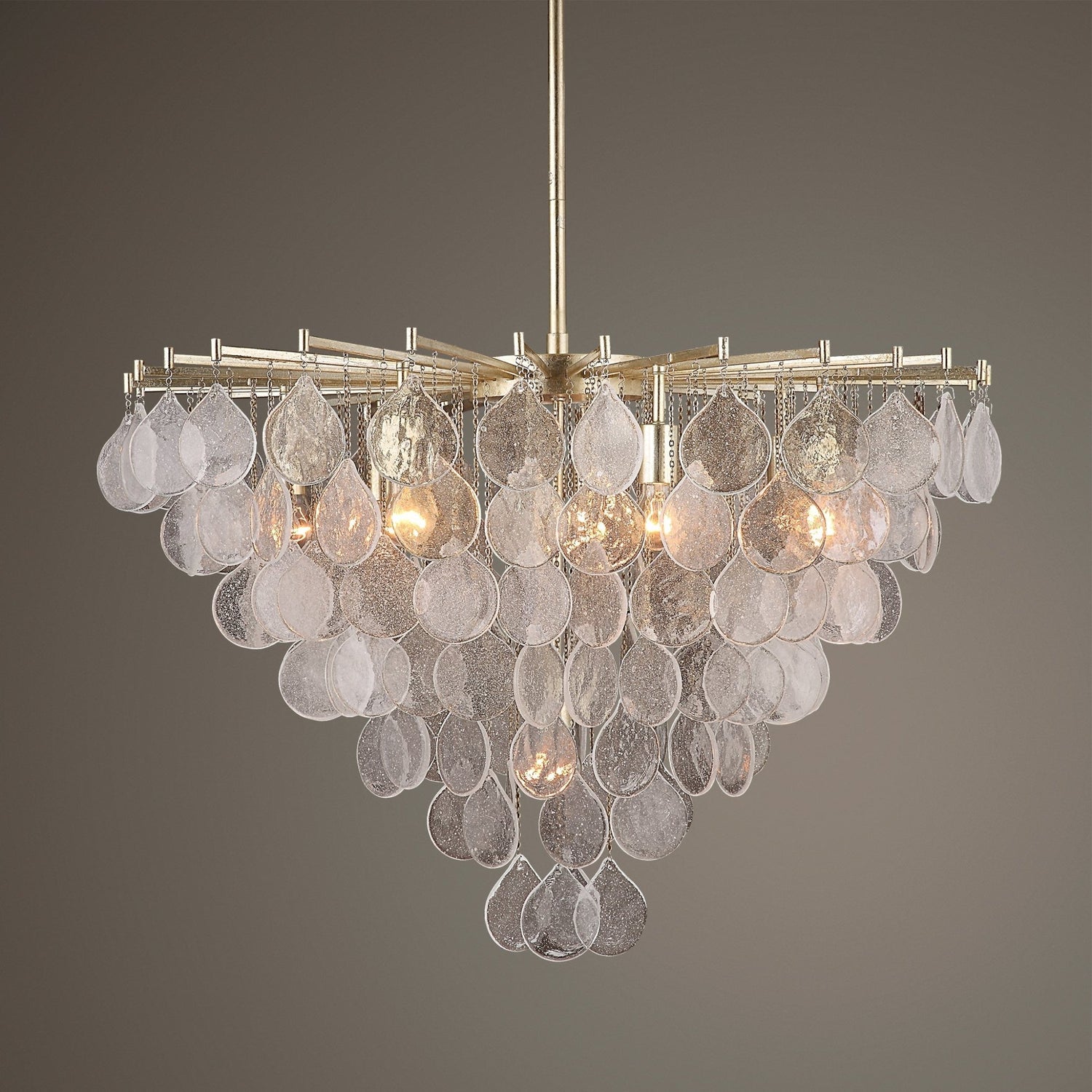 Uttermost Goccia 8 Light Tear Drop Glass Pendant - Home Elegance USA