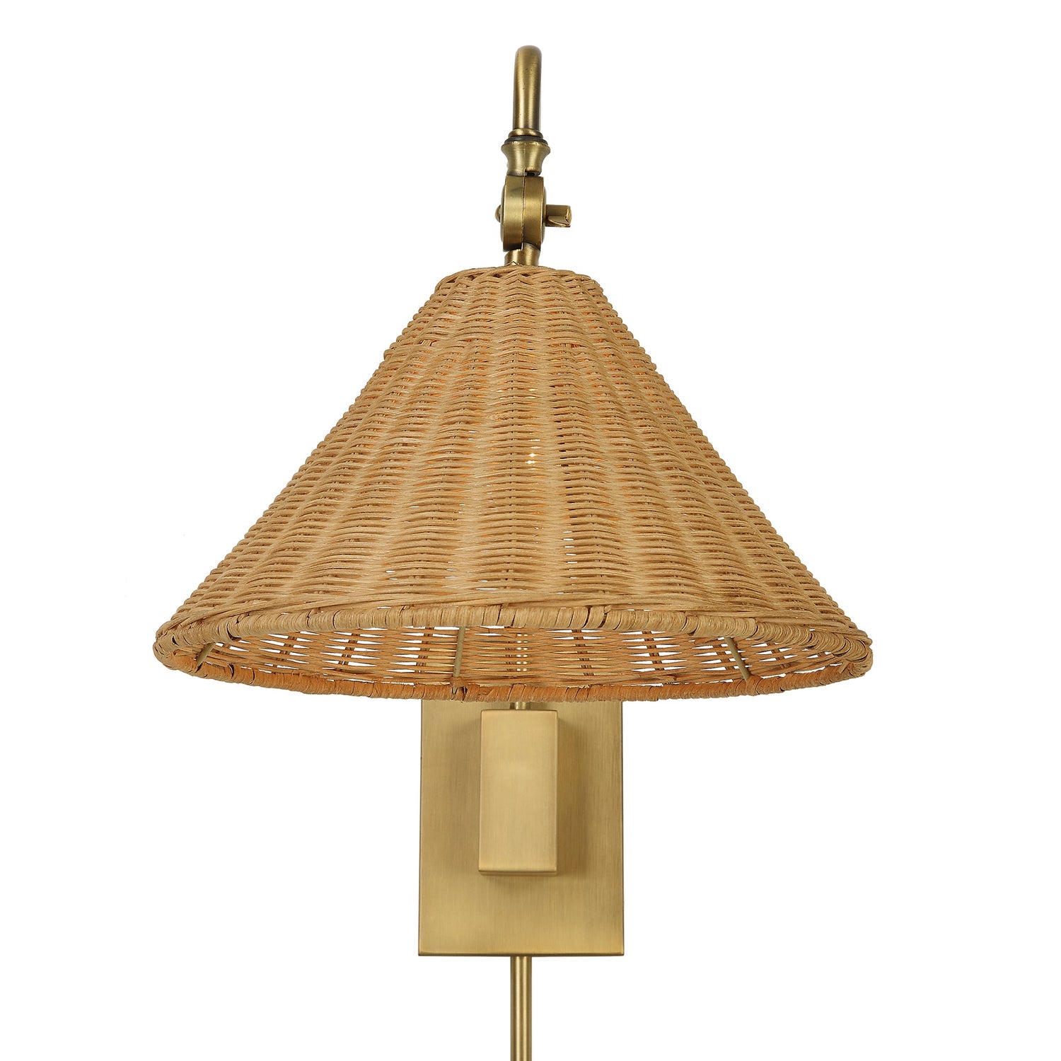 Uttermost Phuvinh 1 Light Rattan Shade Sconce - Home Elegance USA