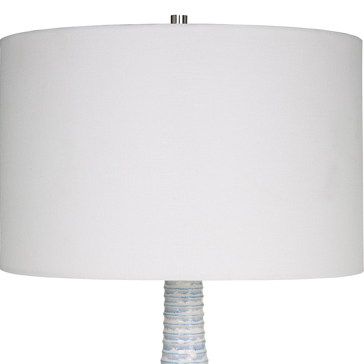 Uttermost Clariot Ribbed Blue Table Lamp - Home Elegance USA