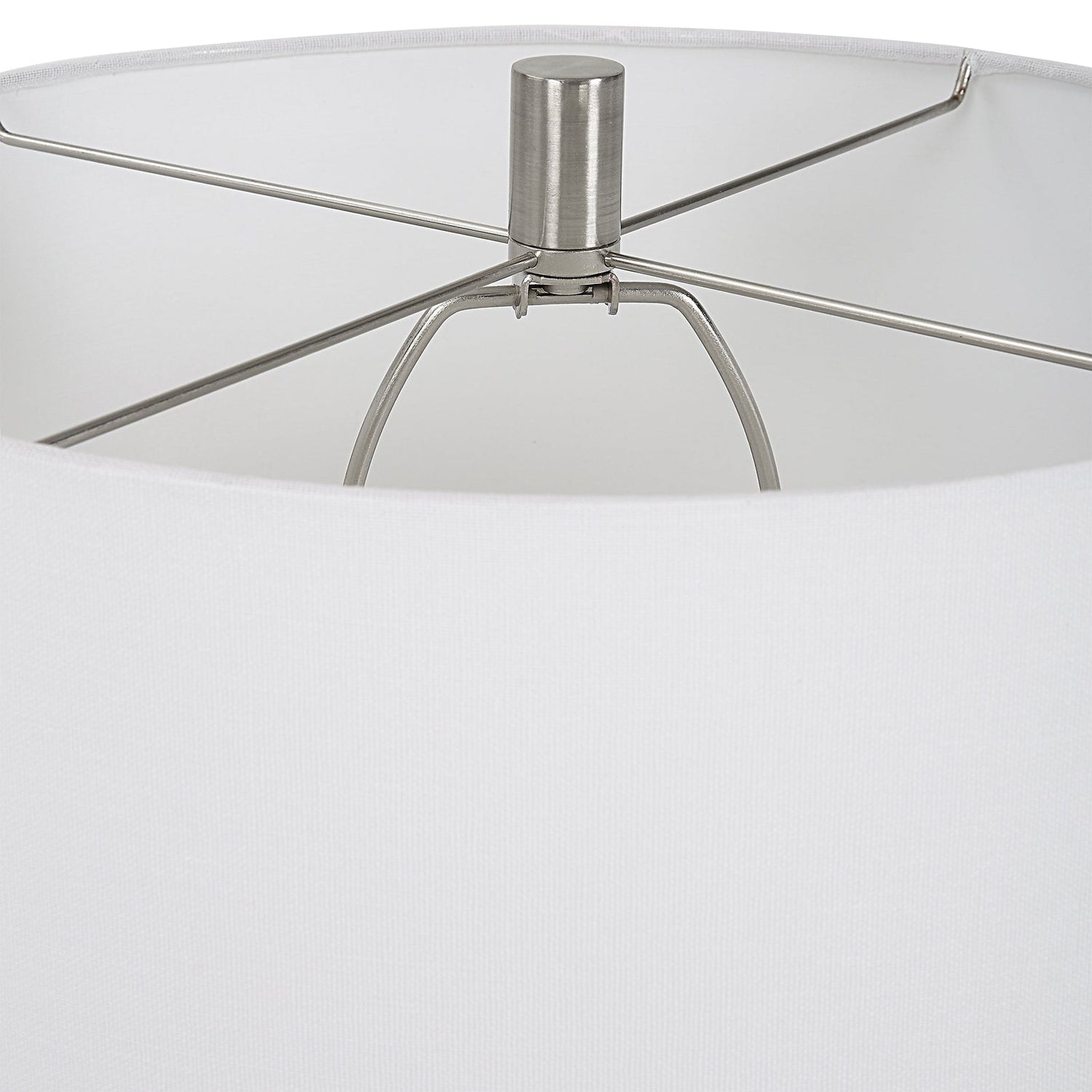 Uttermost Levadia Matte White Table Lamp - Home Elegance USA