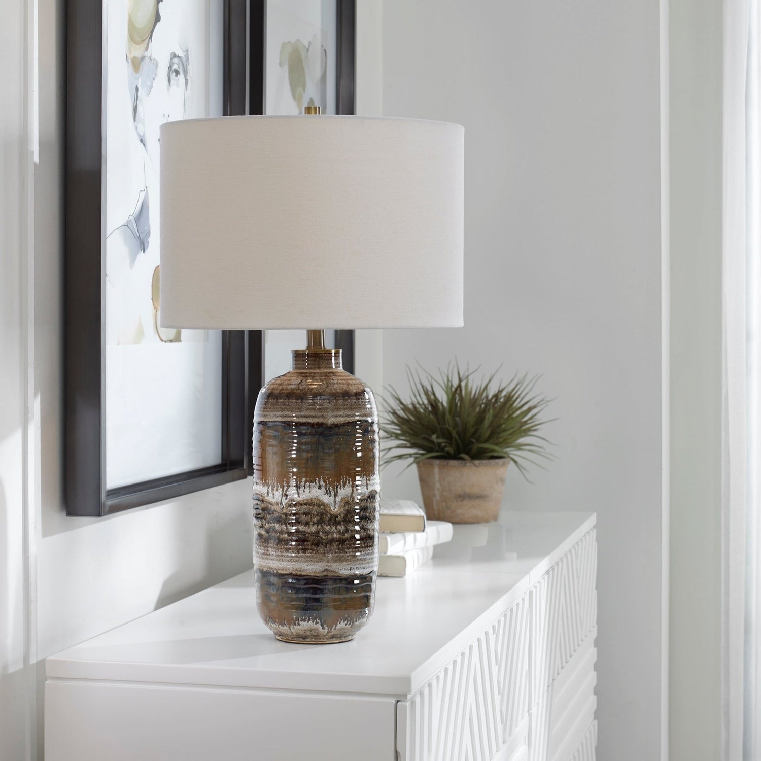 Uttermost Roan Artisian Table Lamp - Home Elegance USA