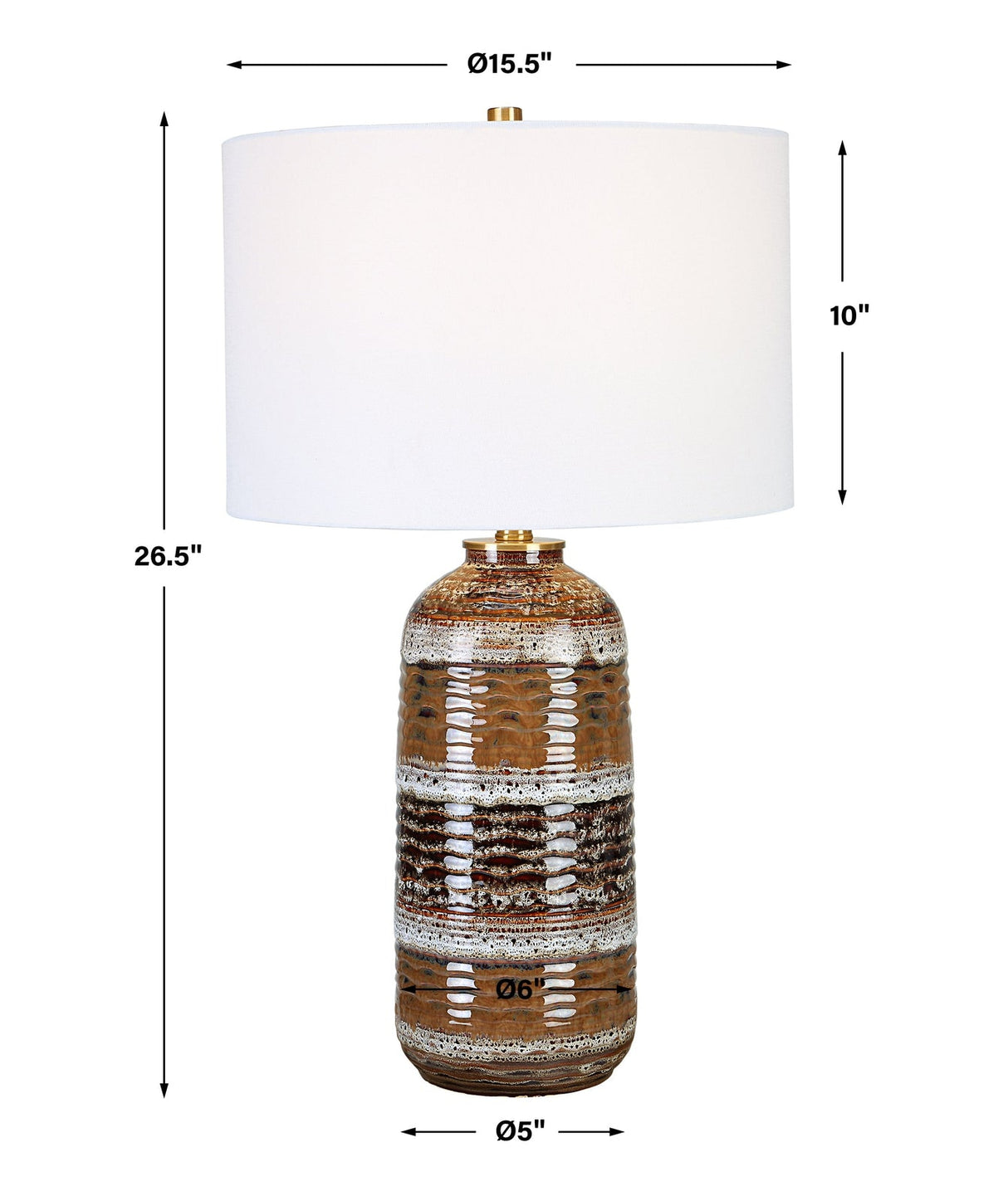 Uttermost Roan Artisian Table Lamp - Home Elegance USA