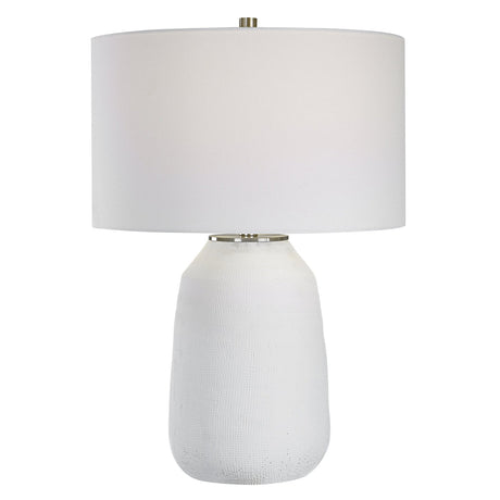 Uttermost Heir Chalk White Table Lamp - Home Elegance USA