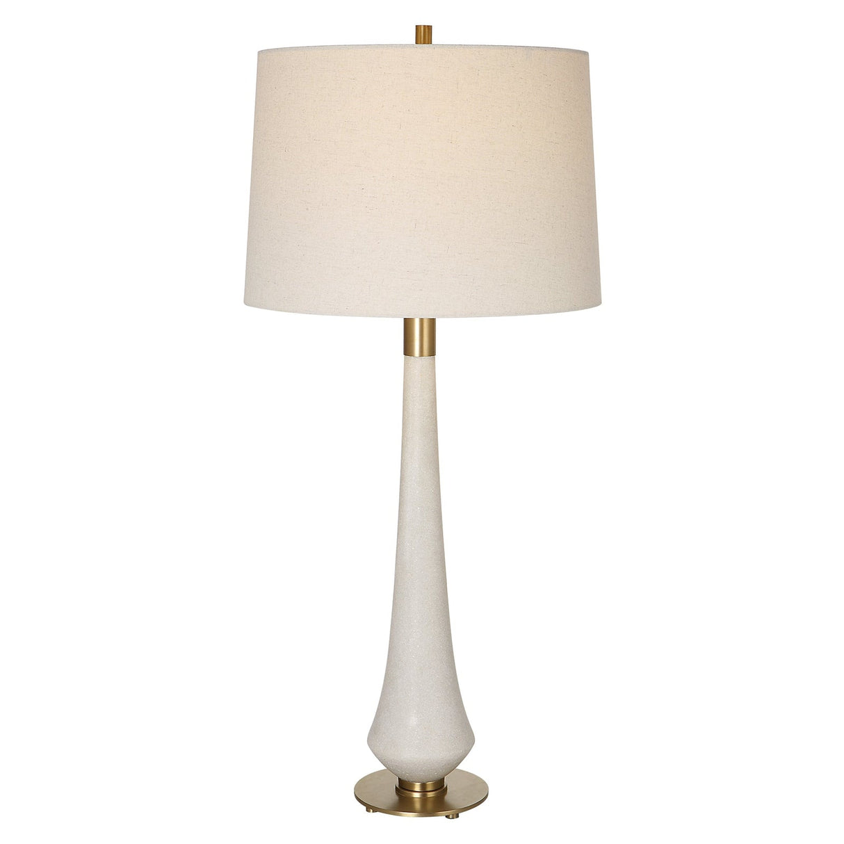 Uttermost Marille Ivory Stone Table Lamp - Home Elegance USA