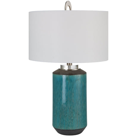 Uttermost Maui Aqua Blue Table Lamp - Home Elegance USA