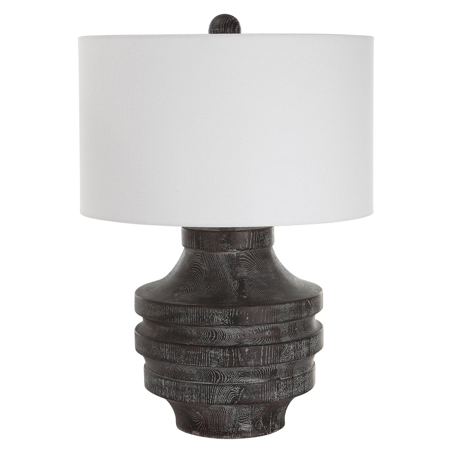Uttermost Timber Carved Wood Table Lamp - Home Elegance USA