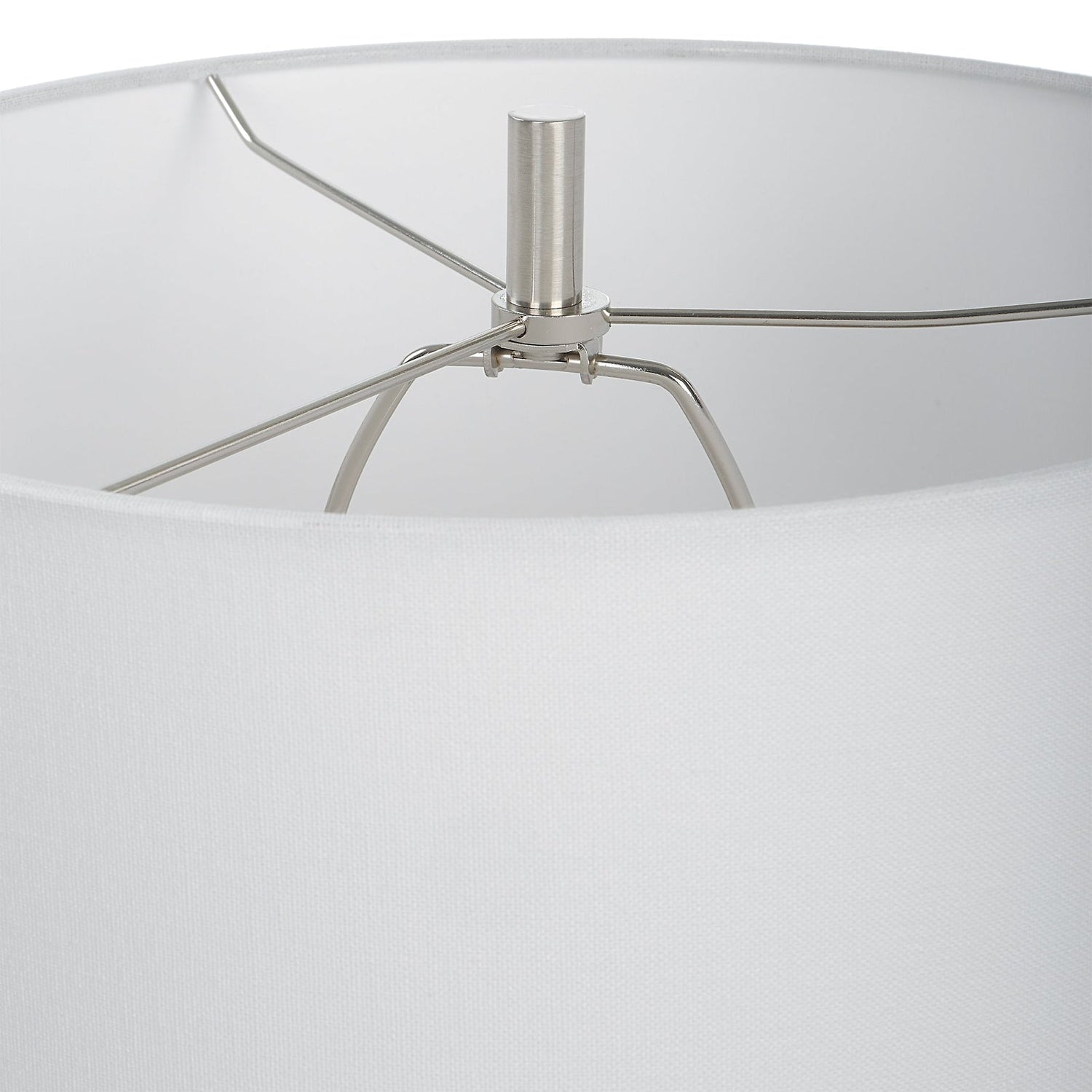 Ascent White Geometric Table Lamp | Uttermost | Home Elegance USA