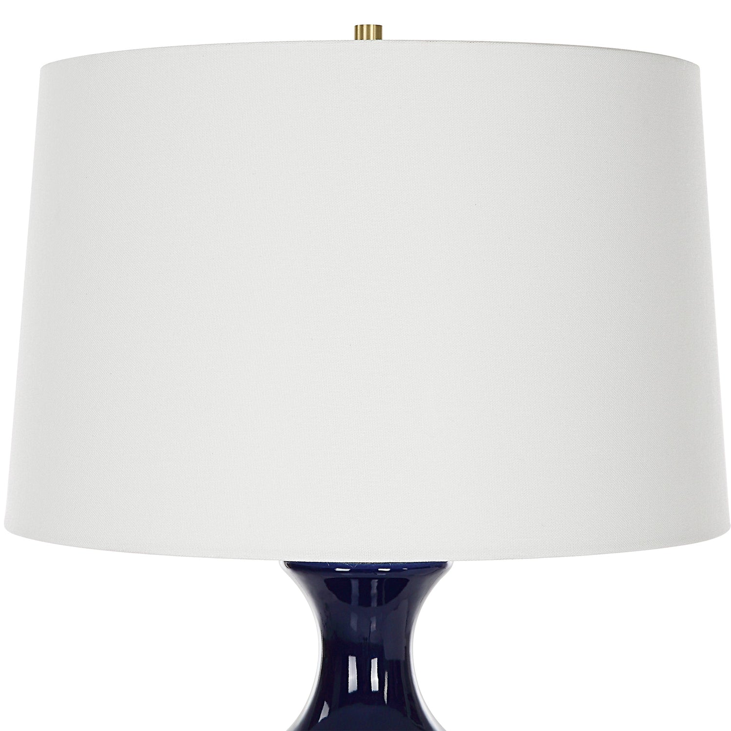 Uttermost Coil Sculpted Blue Table Lamp - Home Elegance USA