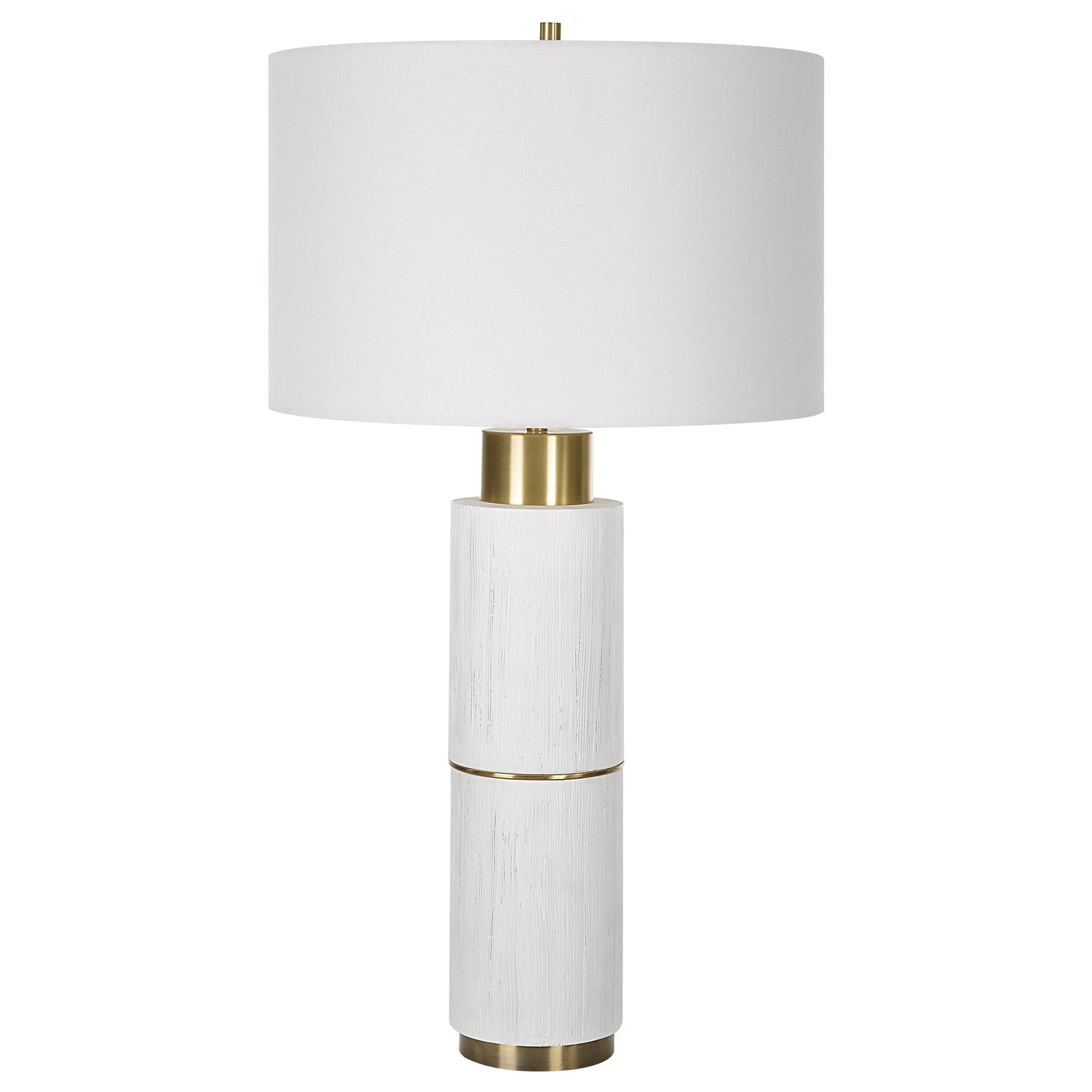 Uttermost Ruse Whitewashed Table Lamp - Home Elegance USA