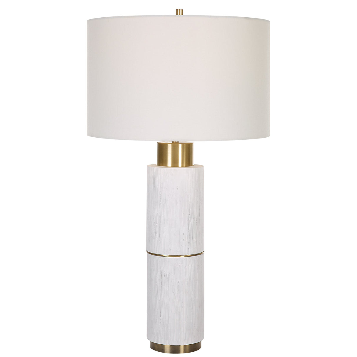 Uttermost Ruse Whitewashed Table Lamp - Home Elegance USA