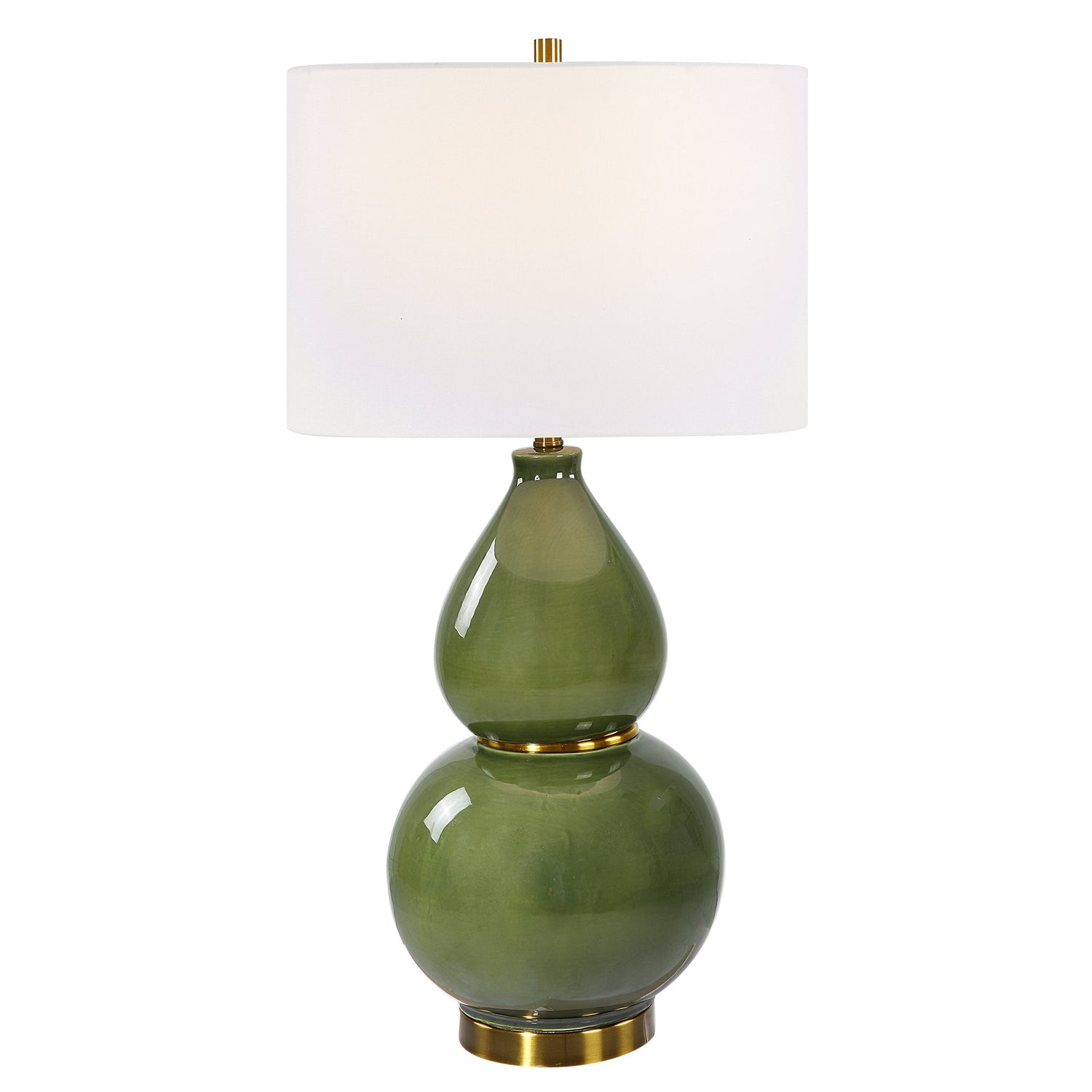 Uttermost Gourd Green Table Lamp - Home Elegance USA