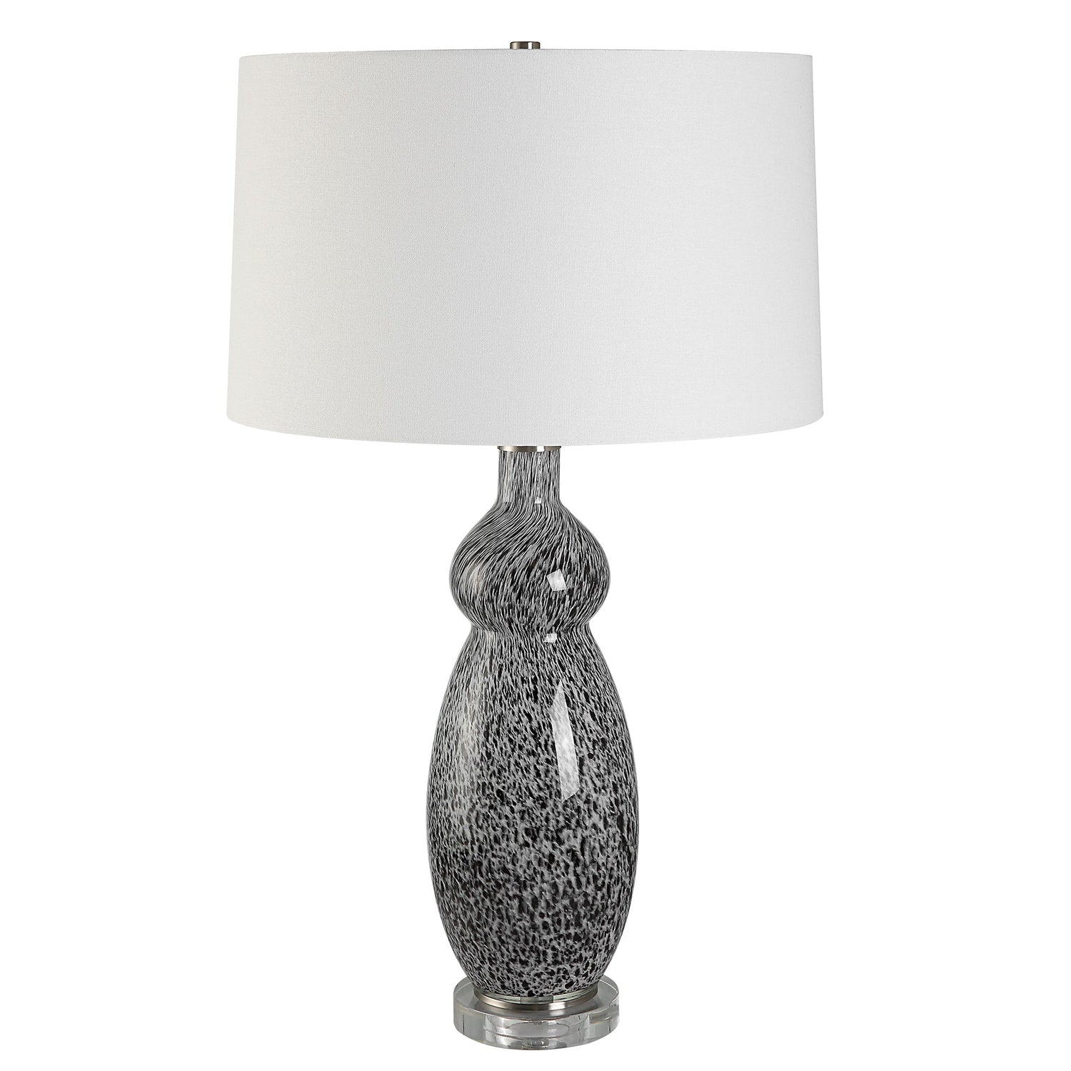 Uttermost Velino Curvy Glass Table Lamp - Home Elegance USA