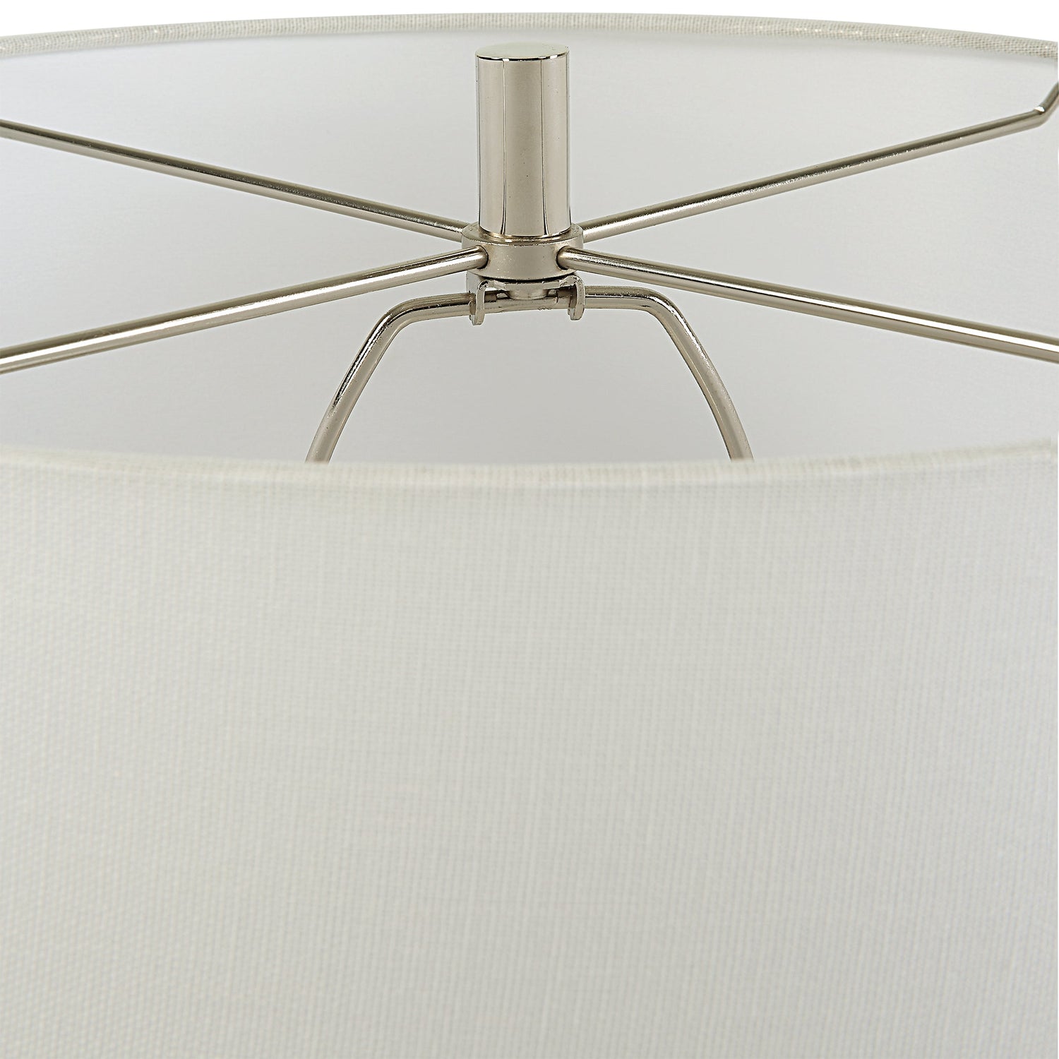 Uttermost Twisted Swirl White Table Lamp - Home Elegance USA