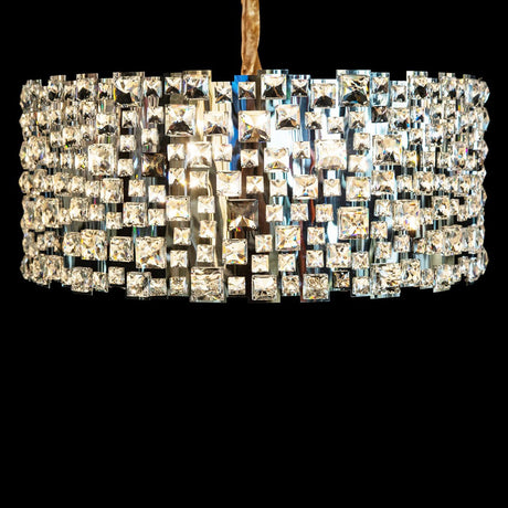 Michael Amini Lighting Facets 9 Light Chandelier - Home Elegance USA