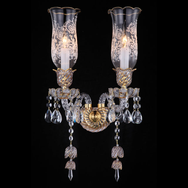 Aico Furniture - Garnier 2 Light Wall Sconce - Lt-Wl005-2Clr