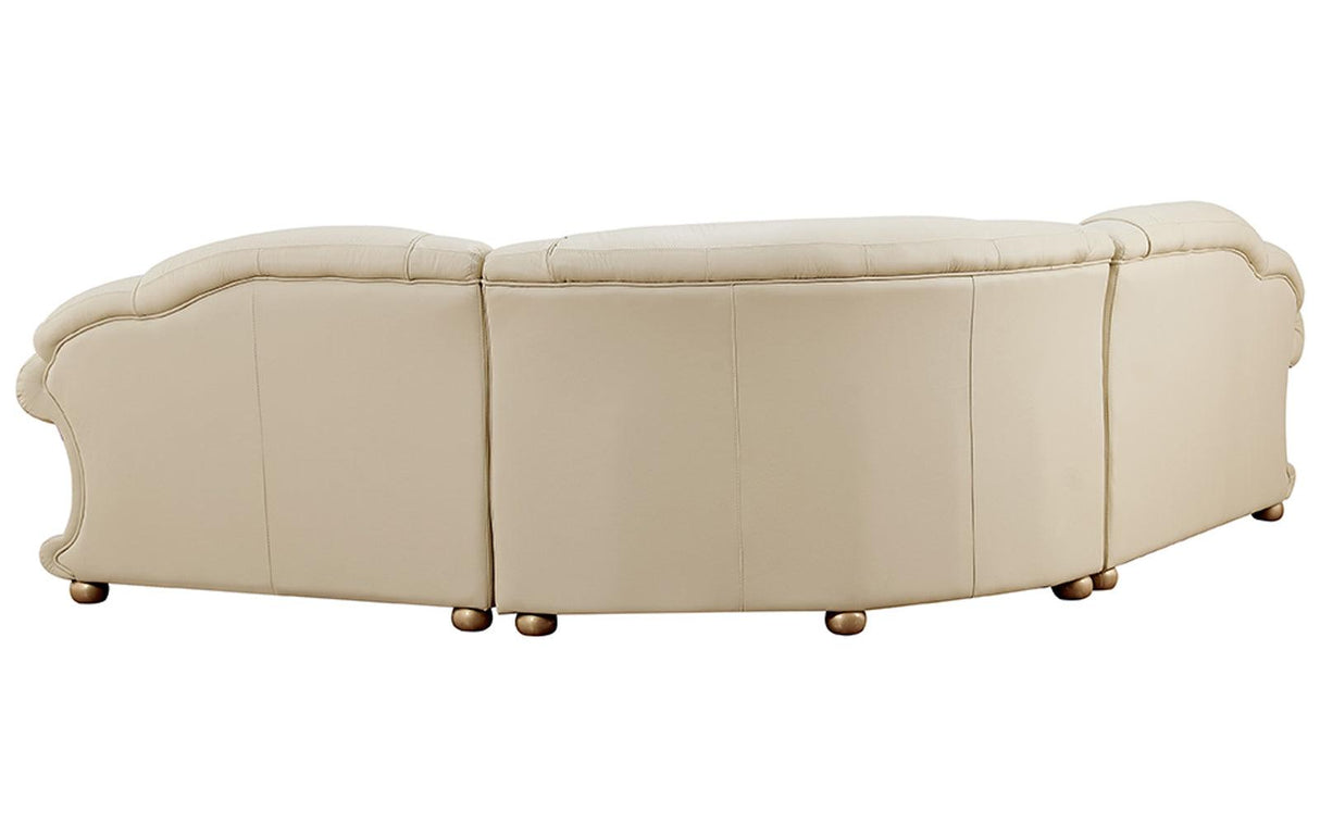 Apolo Sectional Right Facing Ivory - Apolosectrightivory | ESF | Home Elegance USA