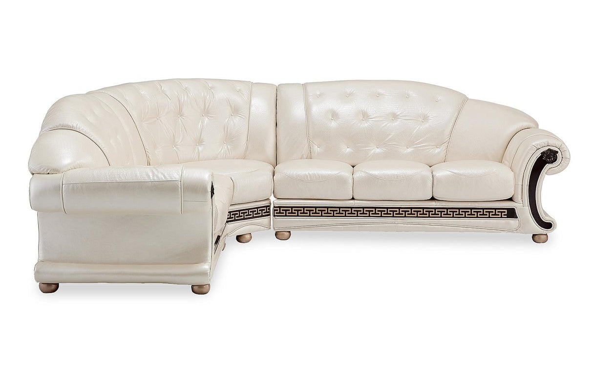 Apolo Sectional Right Facing Pearl - Apolosectrightpearl | ESF | Home Elegance USA