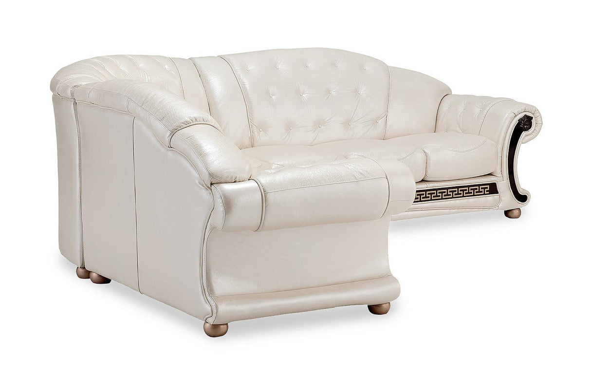 Apolo Sectional Left Facing Pearl - Apolosectleftpearl | ESF | Home Elegance USA