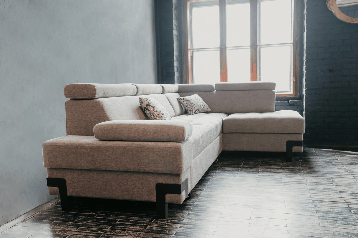 Esf Furniture - Garda Sectional Left W/ Bed And Storage - Gardasectionalleft
