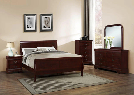 Louis Philip Transitional Bedroom set by Galaxy Furniture Galaxy Furniture