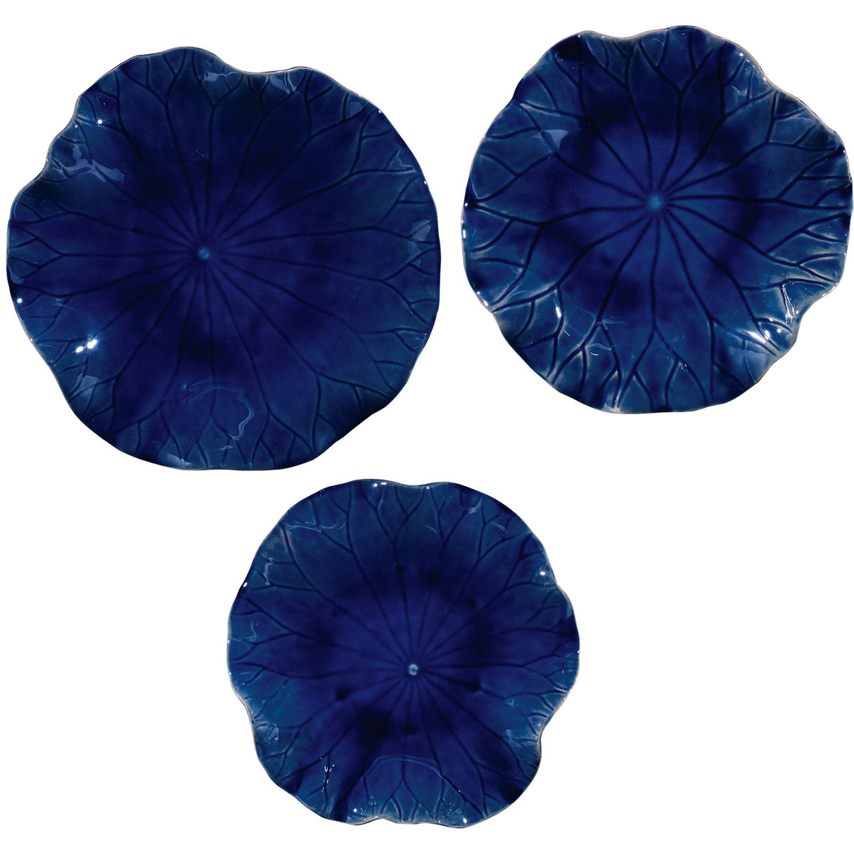 Abella Ceramic Wall Decor - Set Of 3 | Uttermost | Home Elegance USA