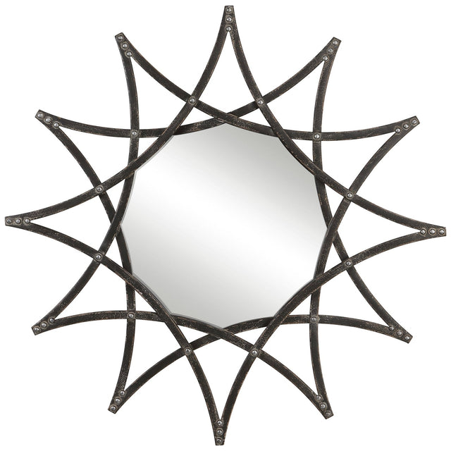Uttermost Solaris Iron Star Mirror - Home Elegance USA