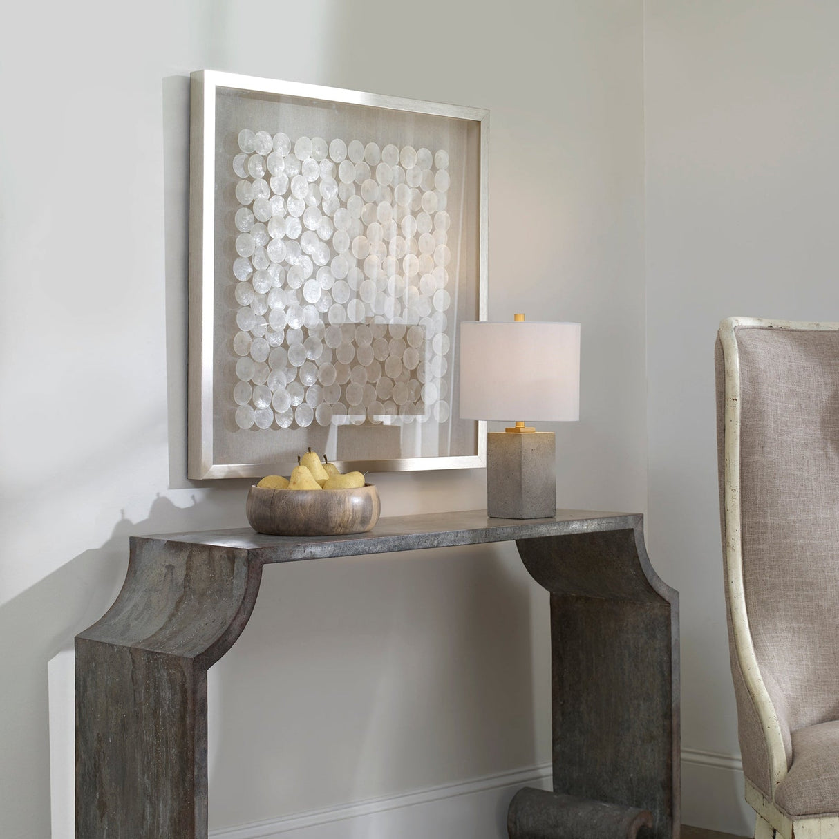 Uttermost Roxas Capiz Shell Shadow Box - Home Elegance USA