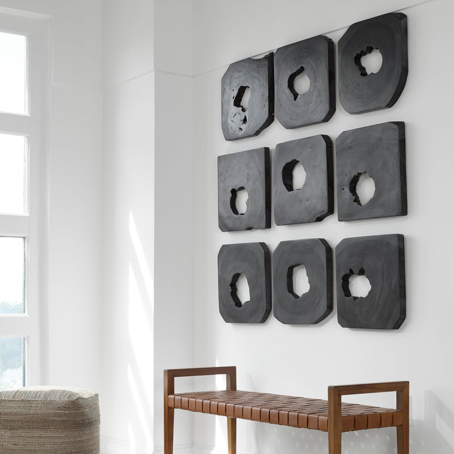 Bahati Wood Wall Art - Set Of 9 | Uttermost | Home Elegance USA
